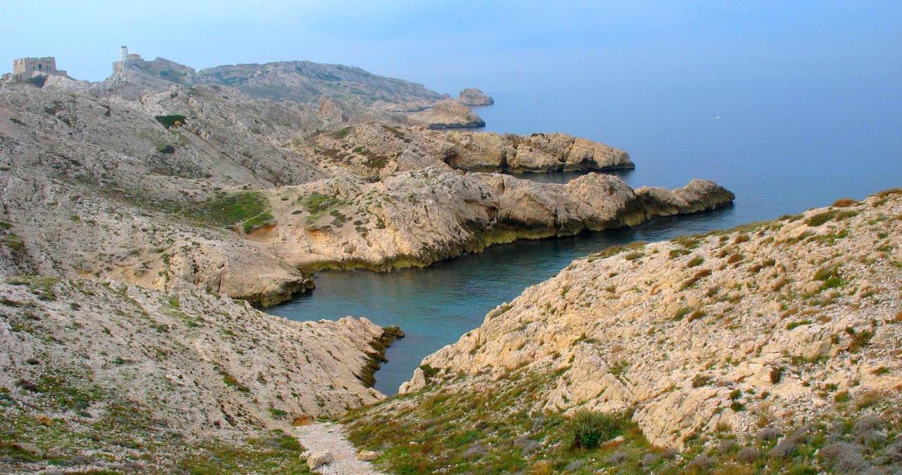 Apartamento Les Pieds Dans L'Eau Sur L'Ile Du Frioul Marsella Exterior foto